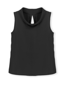 Womens Sleeveless V-Neck Shirt Summer New Style Back Hollow out Design Casual Loose Fit Top Pure Color Shirt without Sleeve