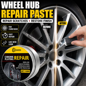100g Universal Alloy Wheel Repair Kit Rim Scratch and Wear Repair Paste with Oxidation Protection and Polishing Cream