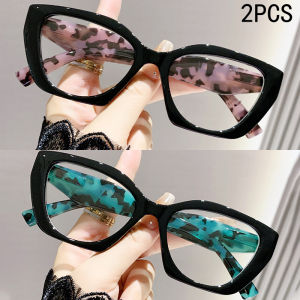 2/4PCS Presbyopia glasses cross-border European and American retro leopard print bag - fashionable and stylish.6075