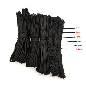 1/2/3/4/5/6mm Diameter Paracord Parachute Cord Outdoor Gear for Climbing Camping Hiking DIY Bracelet Jewelry Making Lanyard