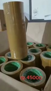 Lakban Bening HANDERU Premium 100 yard X 48mm Termurah Bisa COD