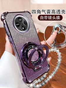 Oppo A3iPlus Magnetic Absorption Silicone Phone Case Full Cover Shockproof Flash Powder Lens Protection Soft Shell for OPPOA3