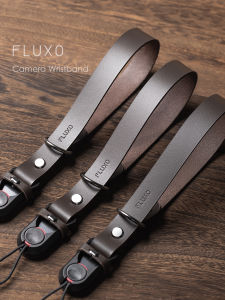 Fluxo Camera Wrist Strap Quick Release Anti-Scratch Protection Rope Genuine Leather Adjustable for Fuji Leica Sony Digital Accessories