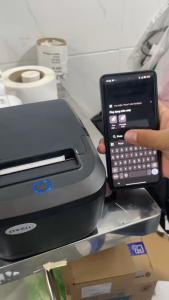 Máy in mã vạch Zywell ZY310 in máy tính + điện thoại USB + LAN