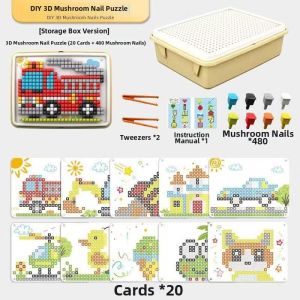FUMENGLAN | Focus Training Creative Building Toy with Large 3D Pegs