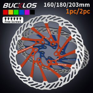 BUCKLOS Rotor 160mm Ultralight Disc Brake Rotor High-strength Stainless Steel 180mm 203mm Mtb Rotors Free Screws with Boxed Cycling Parts