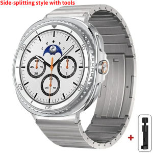 Titanium Band for Samsung Galaxy Watch Ultra 2 Quick Release Strap for Galaxy Watch 8 Classic 46mm 9 8 44mm 40mm Replacement