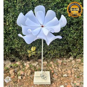 standing bunga lampu dekorasi pelaminan jumbo motif teratai diameter 50cm/lampu taman/lampu hias/lampu ruang tamu/lampu kamar