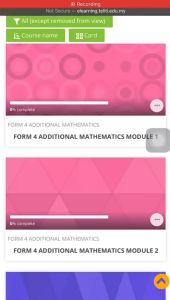 FORM 3 MATHEMATICS ECOURSES (English)
