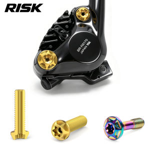 Risk | Risk Bicycle Caliper Locking Screw & Oil Circuit Bolt M6*22/24mm Titanium Alloy Bolt Screw for R4770/7070/8070/7170/8170 Caliper
