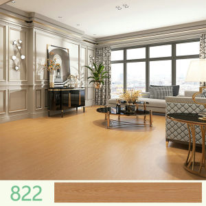 【2mm】3D Waterproof Vinyl Floor Sticker 91x15cm Self Adhesive PVC Flooring Stickers Wood Grain Floor Mat vinyl tile flooring sale