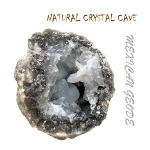 1PC Natural Mexican Crystal Cave Raw Stone Ornament DIY Pendant Desktop Decoration Fish Tank Landscaping Fragrant Stone