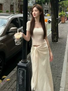 CHANGTONG | Elegant Lady Style Outfit Set Summer