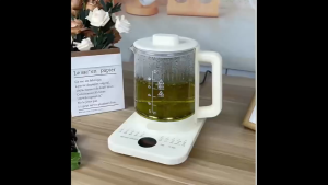 【IREMMO】Borosilicate Glass Health Kettle 20 Presets Smart Heating 40-90℃ Keep-WarmTimer Boil Cook Tea Porridge YSH1801