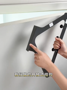 (Ready Stock)Over-The-Door Door Hooks Hanging Storage Hook No Drilling Thickened Material White Penyangkut berbilang cangkuk