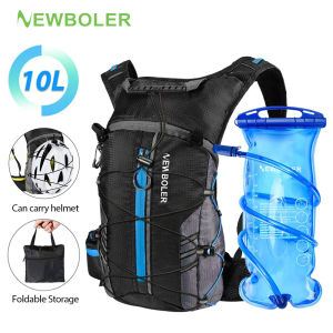 NEWBOLER 10L Cycling Backpack Portable Breathable Ultralight Bicycle Bag Outdoor Sport Climbing Travel Hiking Hydration Bag
