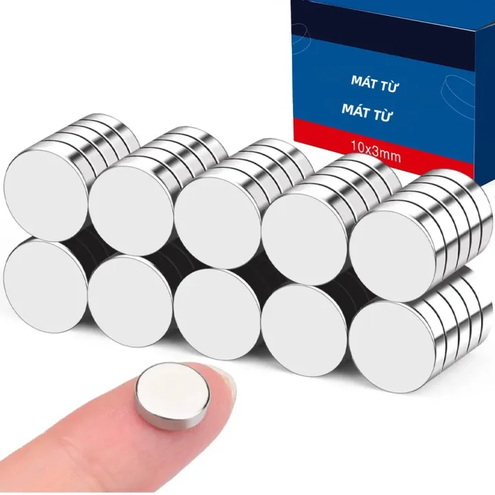 Nam Châm Tròn Nhỏ D10x3mm Dùng Cho Nhà Bếp, Văn Phòng, In 3D, Nam Châm ...