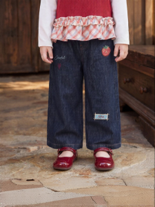 Jelly Baby | Quần Jeans Thêu Cho Bé Gái