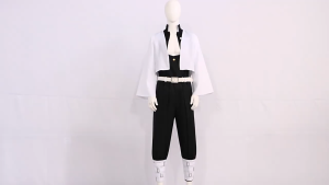 Shinazugawa Sanemi Cosplay Costume Anime Demon Slayer Cosplay Kimono Halloween Outfit Role-Playing Costume For Men