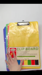 Long Plastic Clipboard Document Paper Organizers File Folder Clip Board Office Supplies 35.5x23.5CM
