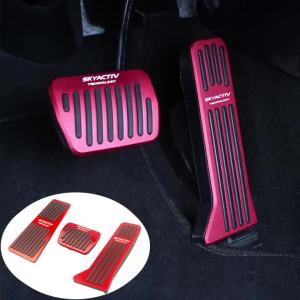 Car Foot Fuel Brake Pedal Cover For Mazda 2 3 BM 6 GJ CX-5 CX5 CX 5 CX3 CX8 CX9 2012 - 2019 2020 2021 2022 2023 2024 Accessories