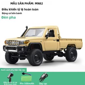 Xe Điều Khiển Từ Xa MN Model 1:12 Tỷ Lệ MN82 Retro Mô Phỏng RTR 2.4G 4WD Với Động Cơ 280 Xe Tải Điều Khiển Từ Xa Tương Thích Với TOYOTA Chất Liệu Kim Loại & Nhựa