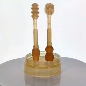 Set rơ lưỡi và bàn chải đánh răng silicon cho bé từ 0 - 18 tháng - Lumbley