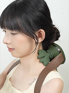 【new】KONKA Massage Master Shoulder and Neck Massager Trapezius Neck Massager N7 3 Speed Cordless Portable Trapezius Massager for Relax Tight Muscles in Back Shoulder for Home Office Car Use