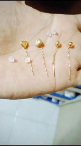 Aksesoris Anting Titanium Wanita Perhiasan Perempuan Anti Karat