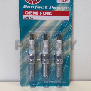 【💯ORIGINAL】LKR6C NGK SPARK PLUG (1 SET 3 PCS) 20000KM MADE IN JAPAN/ PERODUA AXIA 1.0/ PERODUA BEZZA 1.0