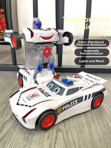 Educational Police Car Transforming Toy