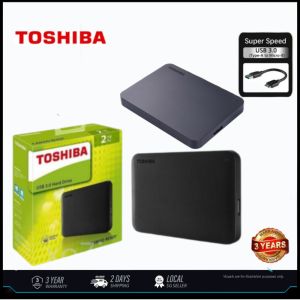 เอ็กซ์เทอร์นัลฮาร์ดดิสก์โตชิบา2.5 "ฮาร์ดไดรฟ์1TB-6TB | USB 3.0การจัดเก็บที่เชื่อถือได้ | การป้องกันด้วยรหัสผ่าน | เข้ากันได้กับ PS4ทีวี & DVR