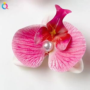 Jepit Rambut Bunga Anggrek Cantik Fashion Wanita Jepitan Rambut Bunga Anggrek