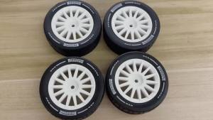 Lốp Xe Đua Đường Phố RED SPIDER 4 Chiếc Đường Kính Ngoài 70mm Tỷ Lệ 1/10 Dành Cho Xe Điều Khiển Từ Xa Tamiya TT01 TT02 X Kèm Bánh Xe Nhựa Cứng.