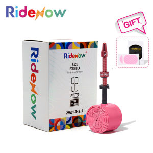Ridenow New Models Metal Nozzle  MTB 29 Bike Inner Tube 29x1.9-2.5 56g Removable Valve Cores External Thread Metal Presta Valves