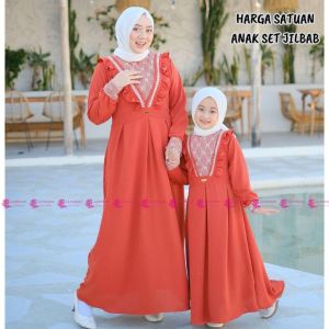 GAMIS COUPLE IBU ANAK YASMIN CRINKLE AIRFLOW PREMIUM