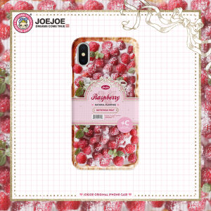 JoeJoe Original Couple Phone Case Food Style Raspberry Pi Strawberry Cute Silicone Material Creative European Style for Apple iPhone