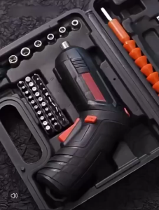 BOSCH Cordless Drill Mini Drill Battery 7.4V 47 Pieces Screw Set & Type-C Charging