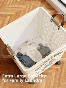 bicoy | Foldable Wheel-Attached Laundry Hamper