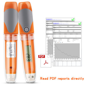 RC-51H Temperature Data Logger Pen Type Temp Recorder  Waterproof USB Temperature Humidity Logger PDF Report For Cold Chain