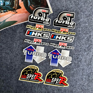 JDM Phong Cách Nhật Bản HKS Nhật Bản Núi Phú Sĩ Phản Quang Dán Xe Hơi Trang Trí Xe Máy Xe Tay Ga Tự Động Thân Cửa Sổ Kính Chắn Gió Ốp Lưng Decal