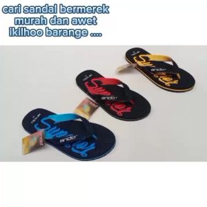 Sandal Jepit Ando Pria Terbaru Type Exiter - Jo Size 38-42 Sandal Ando Karakter Anti Air