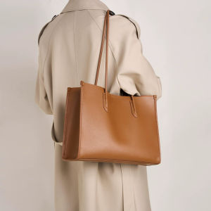 BeeGreen Women Cow Leather Tote Bag Elegant Underarm Bag High Quality Commuter Shoulder Bag