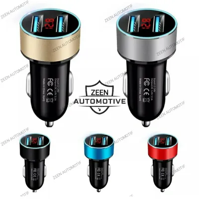 Charger Motor Cas - Casan Stylo 160 Fazzio125 Adv160 Vario160 Scoopy Genio Aerox Xmax Nmax Neo TUrbo Voltmete Dual Usb universal