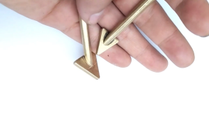 2pcs Replacement Tips Nozzle Untuk Plastic Welder Mata Soldar Segitiga Tembaga Untuk Repair Smoothing Cocok Untuk Mesin Las Plastik Umum