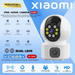 Xiaomi Dual Lens CCTV Camera Connect Cellphone With Audio and Speaker Auto Tracking Night Vision Waterproof Mini IP Security CCTV Camera