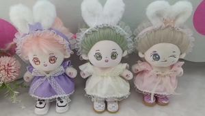 Duocoo ✅Ready✅🔥Baby Three V3 ชุดเสื้อผ้าตุ๊กตา ชุดเบบี้ทรี V3 DIY ผ้าฝ้าย ขนาด 20ซม Upset Duck Labubu เสื้อผ้าตุ๊กตาผ้าฝ้ายคอสเพลย์แม่บ้าน Lolita ผ้าฝ้ายกระโปรงเล็ก ๆ ที่มีคุณภาพสูง