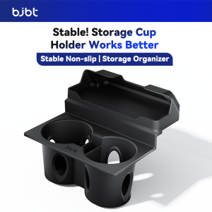 BJBT Center Console Silicone Storage Holder For Tesla Model 3/Y/YL Juniper Interior Water Cup Holder Stopper Protect Accessories