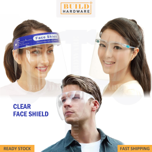 Spectacle Type Clear Face Shield (Anti Fog) / Clear Face Shield (Sponge) / Space Clear Face Shield 眼镜款防雾透明面屏 / 透明面屏 (海绵) / 太空透明面罩 Pelindung Muka