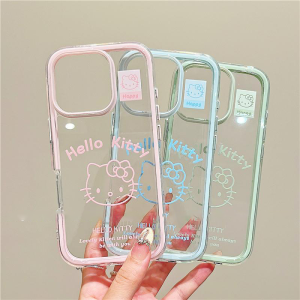 Cute Kitty Cat Design Phone Protective Case for iPhone 17/16 pro Max Xiaomi 17/15 Mate 70 Vivo S30 Couples Soft Shell Case